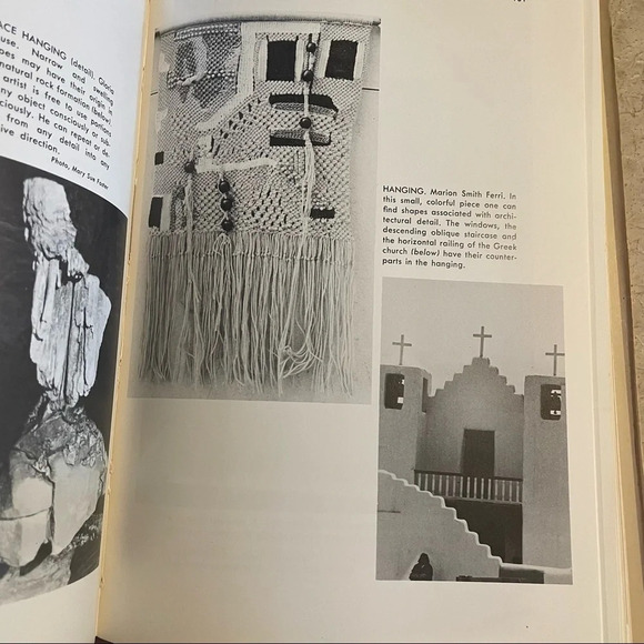 Vintage 1971 Macrame book Created Design in Knots.   Super cool 70s guide - Picture 5 of 9